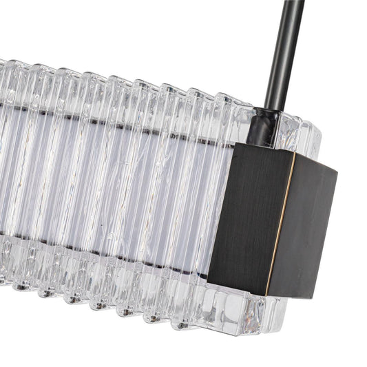 Alora Lighting Alai LED Linear Pendant Vintage Brass