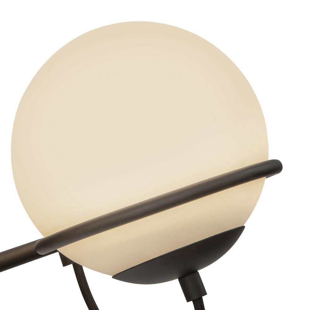 Alora Lighting Alba 24-in Matte Black/Opal Glass 3 Lights Wall Vanity