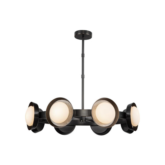 Alora Lighting Alonso 37-in LED Chandelier Urban Bronze