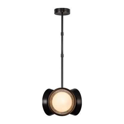 Alora Lighting Alonso 13-in LED Pendant Vintage Brass