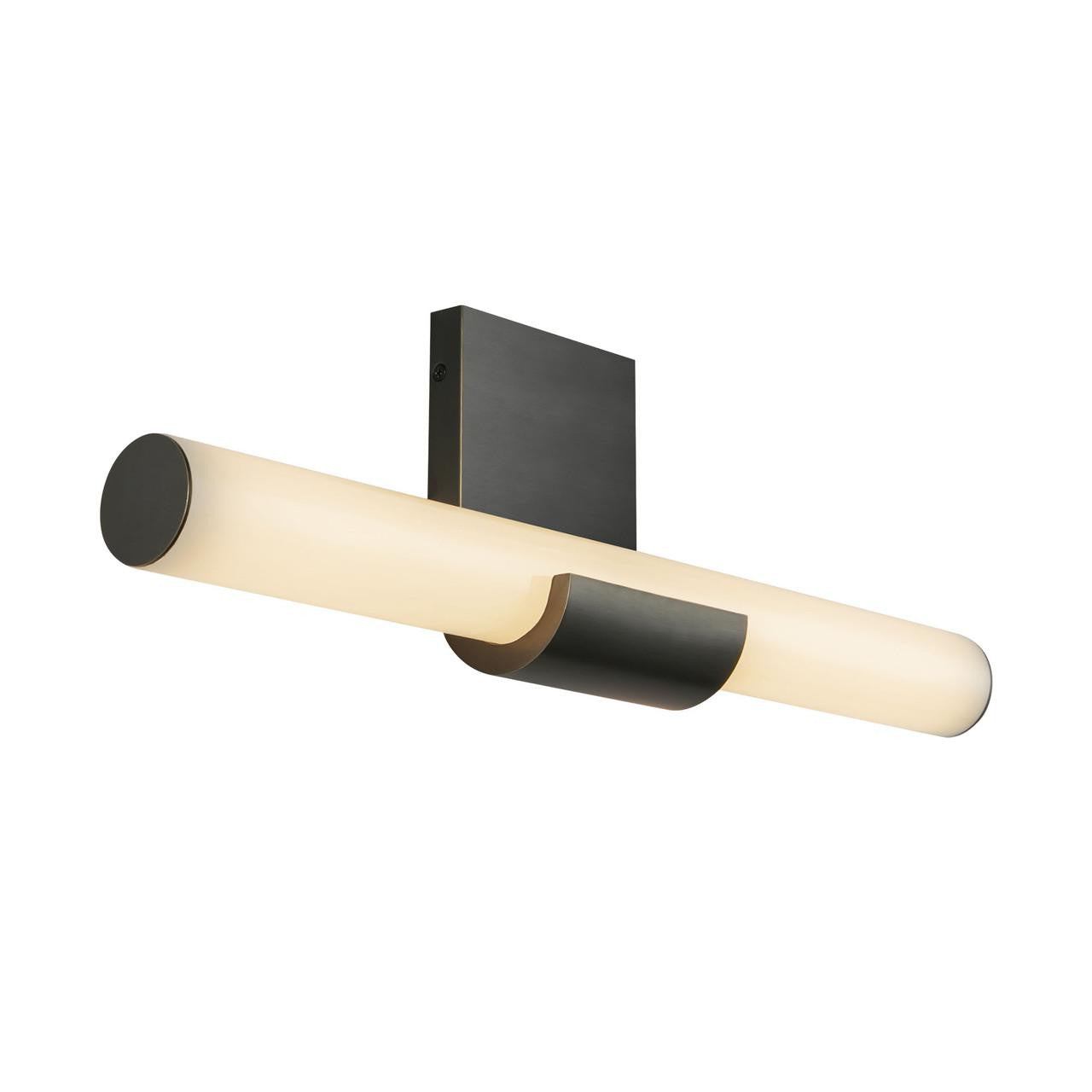 Alora Lighting Apollo 6-in Urban Bronze LED Wall Vanity