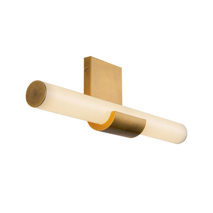 Alora Lighting Apollo 6-in Vintage Brass LED Wall Vanity