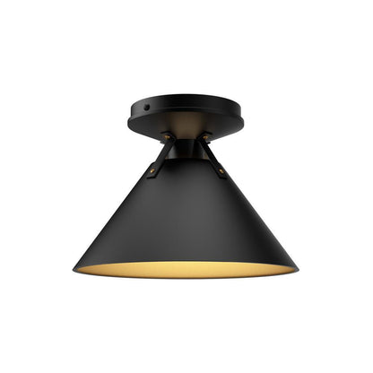 Alora Lighting Archer 7-in Flush Mount Matte Black