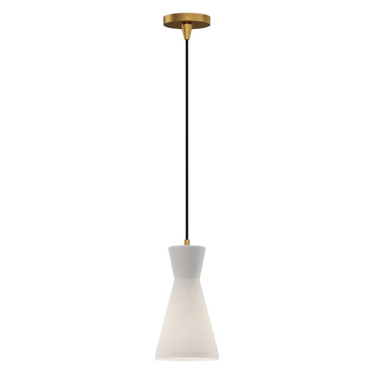 Alora Lighting Betty 6-in Pendant Aged Gold