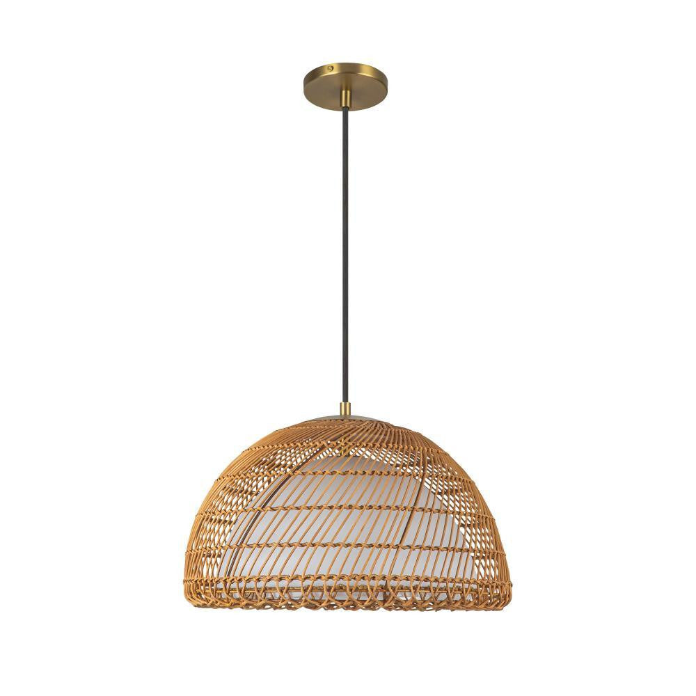 Alora Lighting Bondi 1 Light Pendant Matte Black