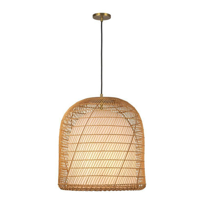 Alora Lighting Bondi 20-in Brushed Gold/Opal Glass 1 Light Pendant PD631920BGOP