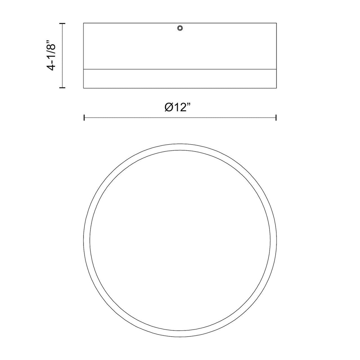Brisbane 12" 2-Light Flush Mount