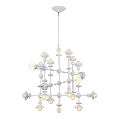 Alora Lighting Cadence 18 Light Chandelier Antique White