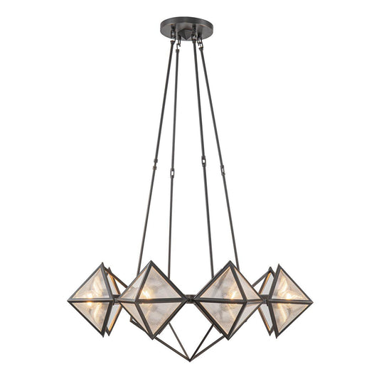 Cairo 30-in 8-Light Chandelier - Alora Lighting - view 2
