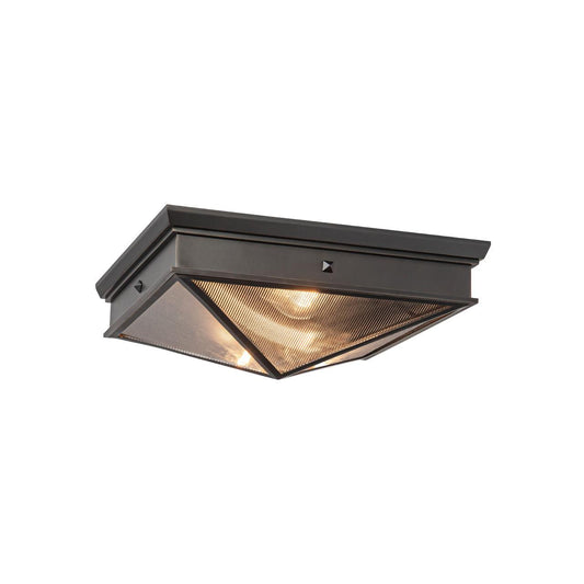 Alora Lighting Cairo 2 Light Flush Mount Urban Bronze