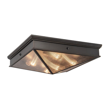 Alora Lighting Cairo 4 Light Flush Mount Urban Bronze
