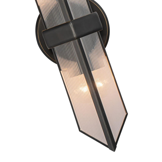 Alora Lighting Cairo 15-in Wall/Vanity Light Vintage Brass