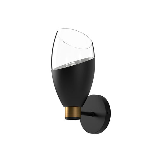 Alora Lighting Capri 1 Light Wall/Vanity Light Matte Black
