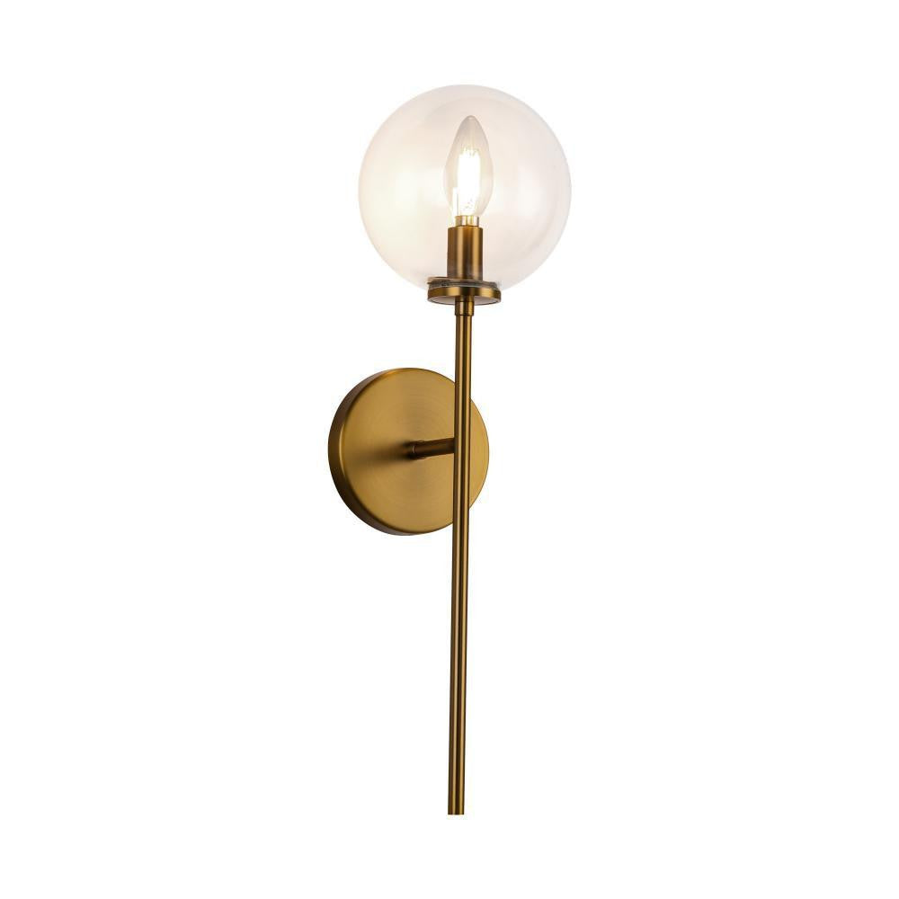 Alora Lighting Cassia 1 Light Wall Vanity Light Matte Black