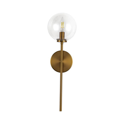 Alora Lighting Cassia 1 Light Wall Vanity Light Aged Gold