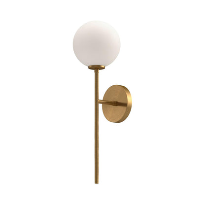 Alora Lighting Cassia 6-in Wall/Vanity Light Aged Gold