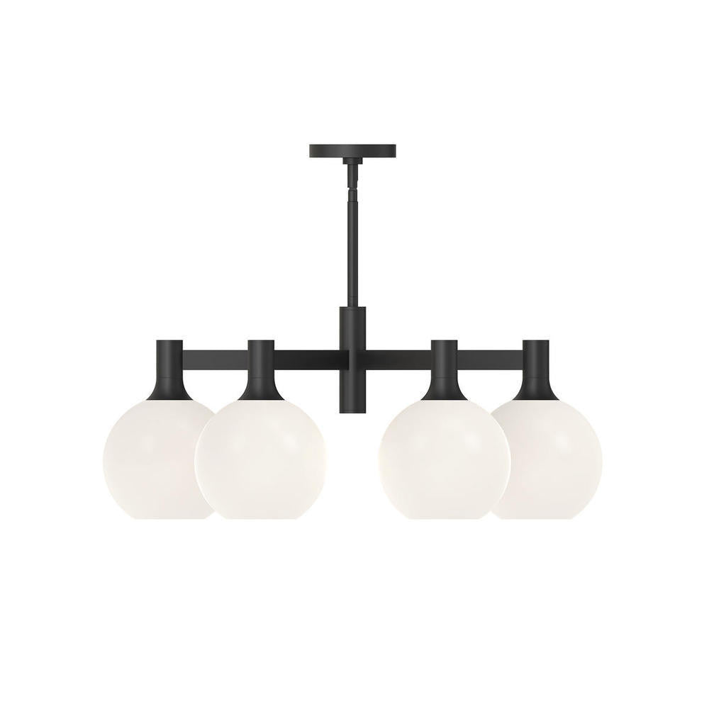 Alora Lighting Castilla 6 Light Chandelier Matte Black
