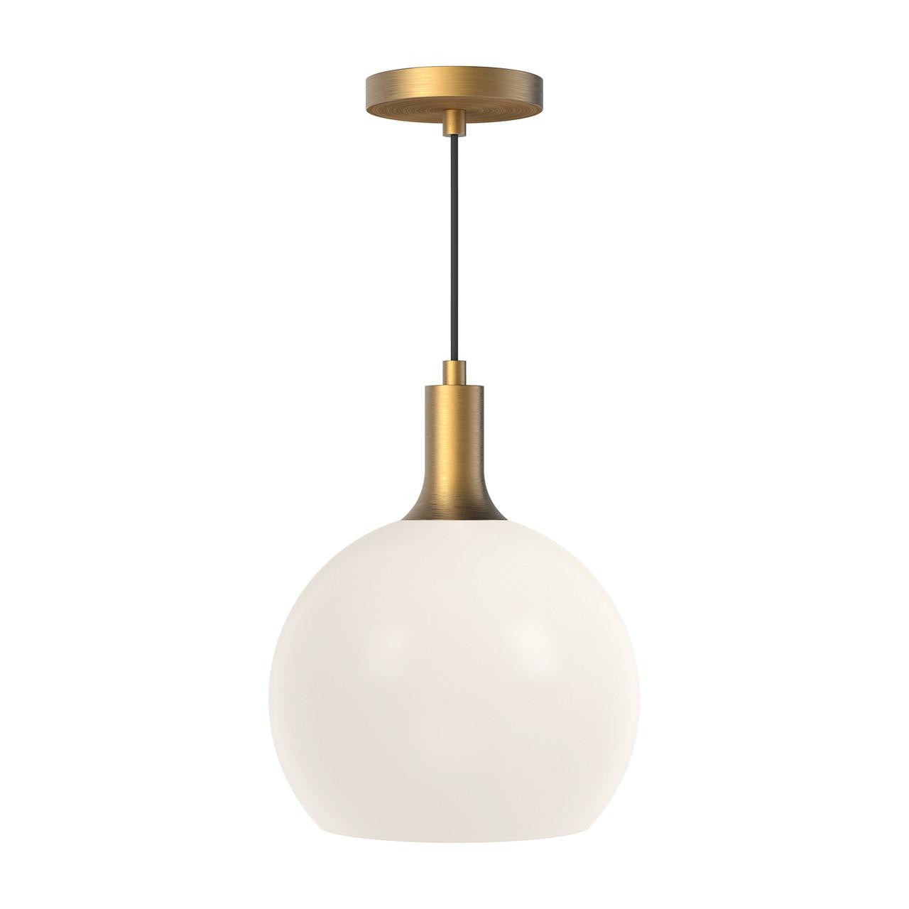 Alora Lighting Castilla Mini Pendant Matte Black, Clear Glass