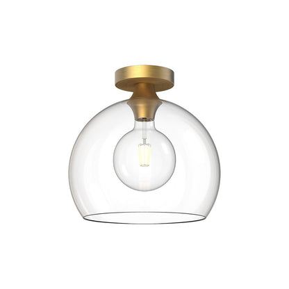 Alora Lighting Castilla Flush Mount Aged Gold