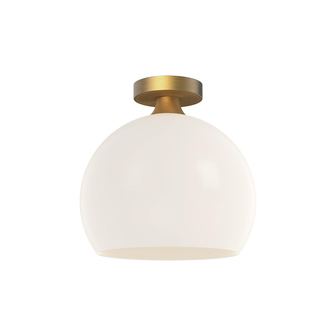 Alora Lighting Castilla 1 Light Flush Mount Matte Black