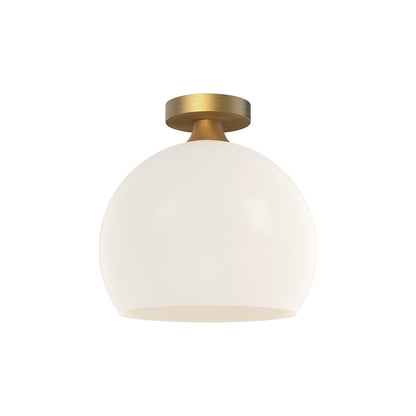Alora Lighting Castilla 1 Light Flush Mount Matte Black
