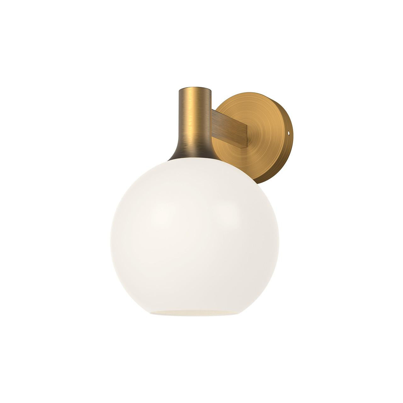 Alora Lighting Castilla Wall/Vanity Light Matte Black, Clear Glass