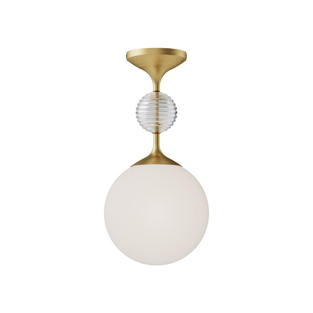 Alora Lighting Celia Semi Flush Mount Brushed Gold
