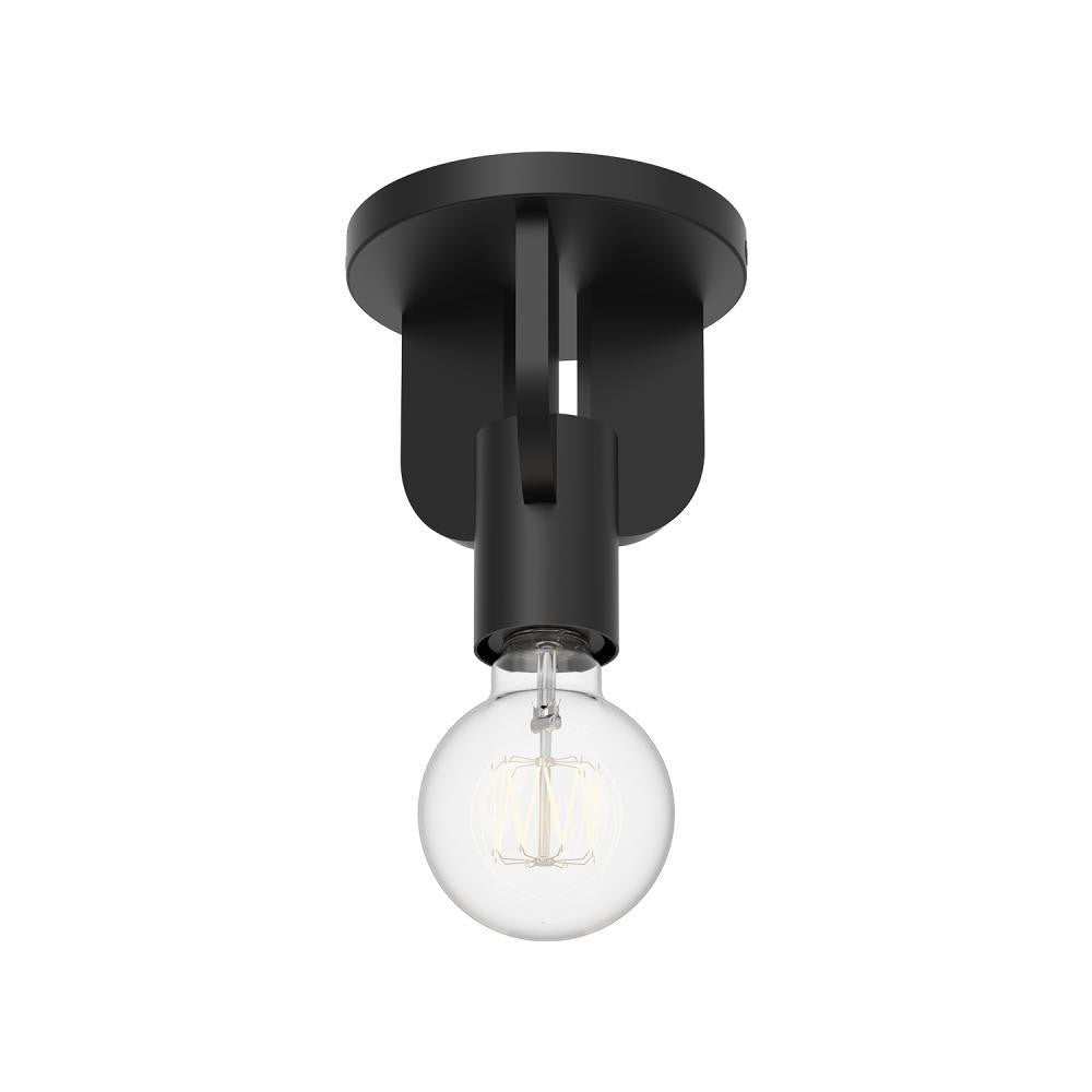 Alora Lighting Claire Semi Flush Mount Matte Black