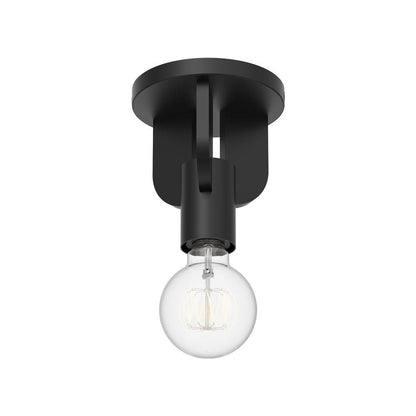 Alora Lighting Claire Semi Flush Mount Matte Black