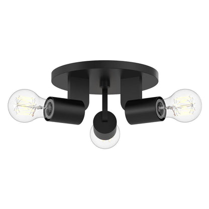 Alora Lighting Claire Semi Flush Mount Matte Black