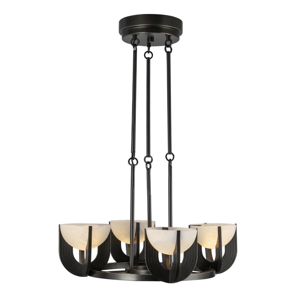 Alora Lighting Colette 22-in LED Chandelier Urban Bronze