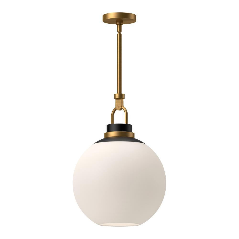 Alora Lighting Copperfield 16-in Pendant Chrome, Clear Glass