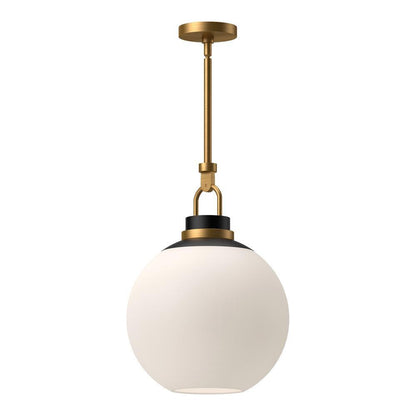 Alora Lighting Copperfield 16-in Pendant Chrome, Clear Glass