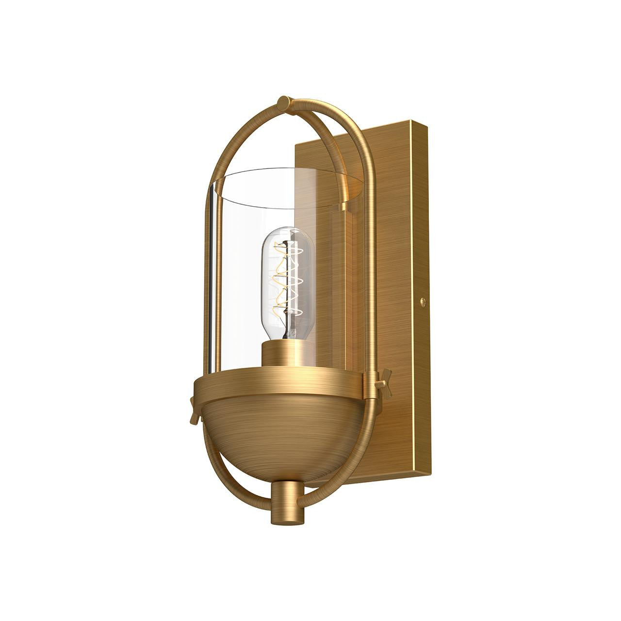 Alora Lighting Cyrus 7-in Wall/Vanity Light Aged Gold