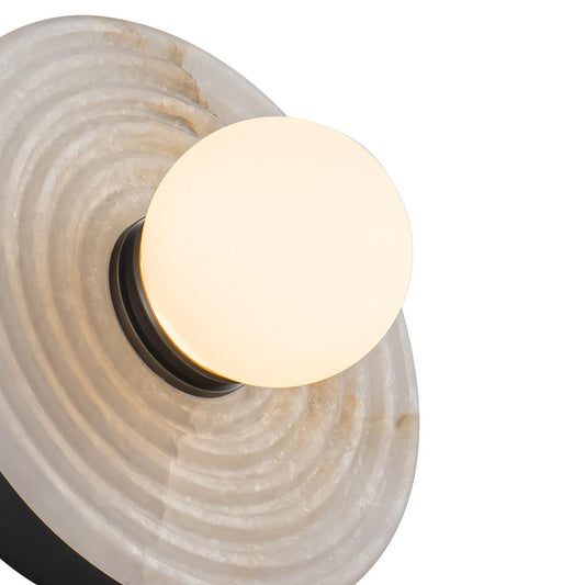 Alora Lighting Dahlia 6-in LED Wall/Vanity Light Vintage Brass