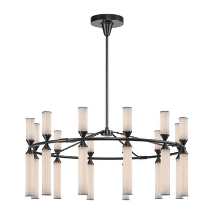 Alora Lighting Edwin LED Chandelier Urban Bronze