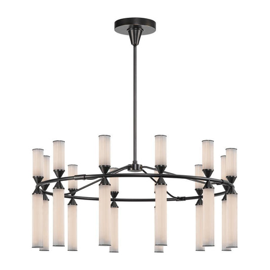 Alora Lighting Edwin LED Chandelier Urban Bronze