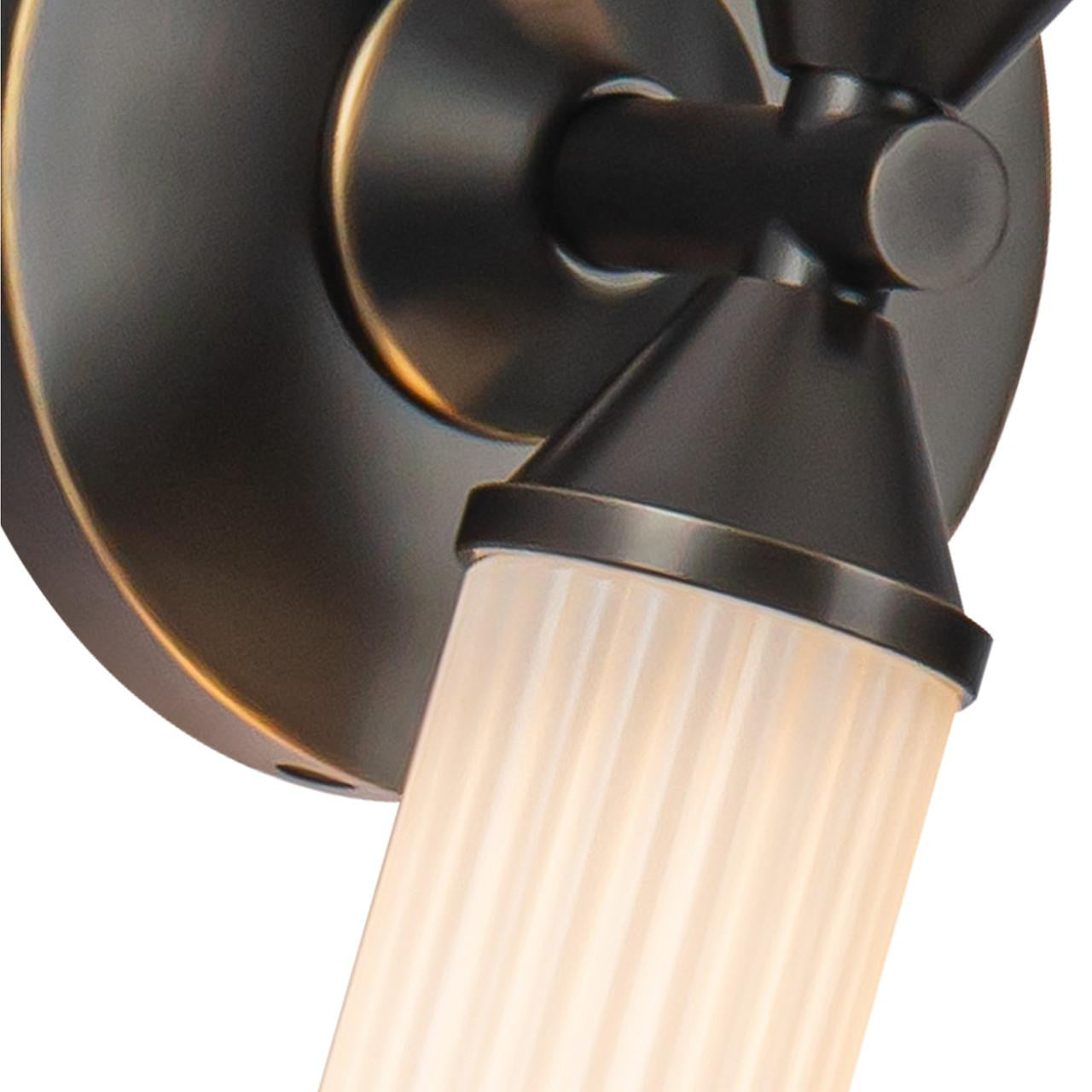 Alora Lighting Edwin 18-in LED Wall/Vanity Light Vintage Brass