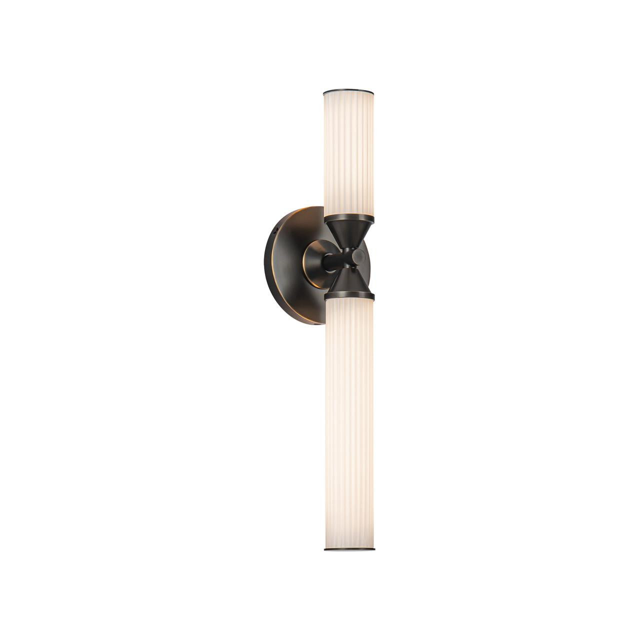 Alora Lighting Edwin 18-in LED Wall/Vanity Light Urban Bronze