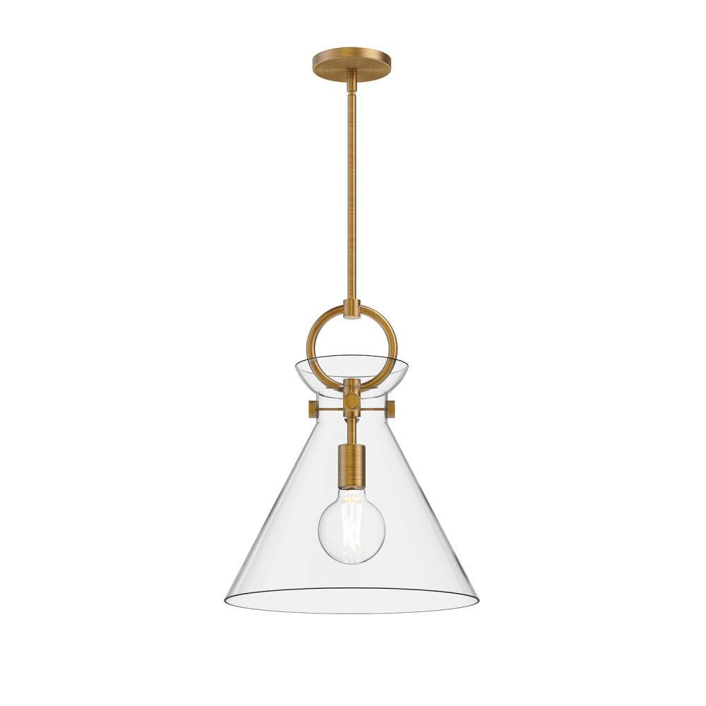 Alora Lighting Emerson 14-in Pendant Aged Gold