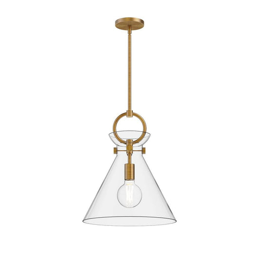 Alora Lighting Emerson 14-in Pendant Aged Gold