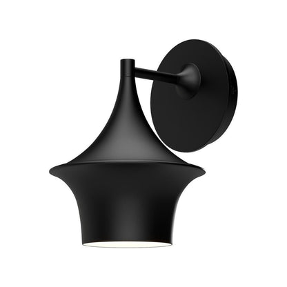 Alora Lighting Emiko 7-in Matte Black 1 Light Wall/Vanity WV523007MB