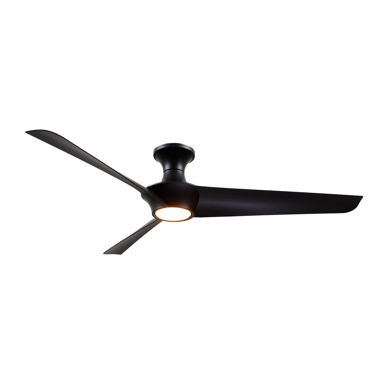 Alora Lighting Emiko Fans, 1-Light, LED, Matte Black, 56"W