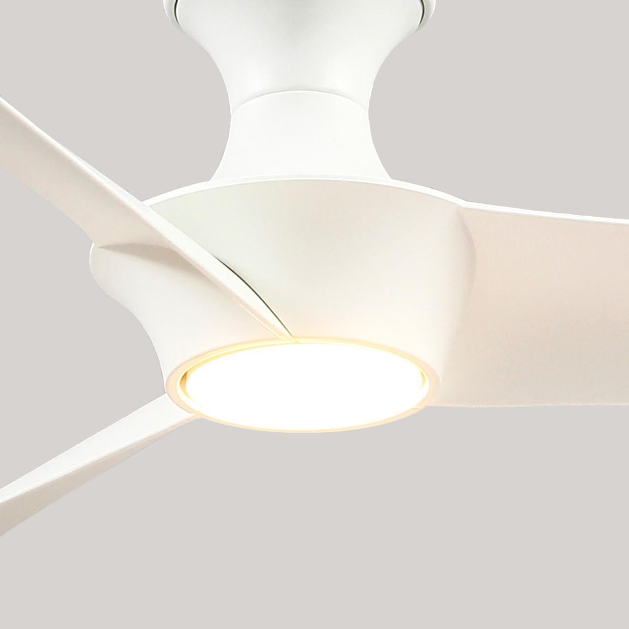 Alora Lighting Emiko Fans, 1-Light, LED, White, 56"W