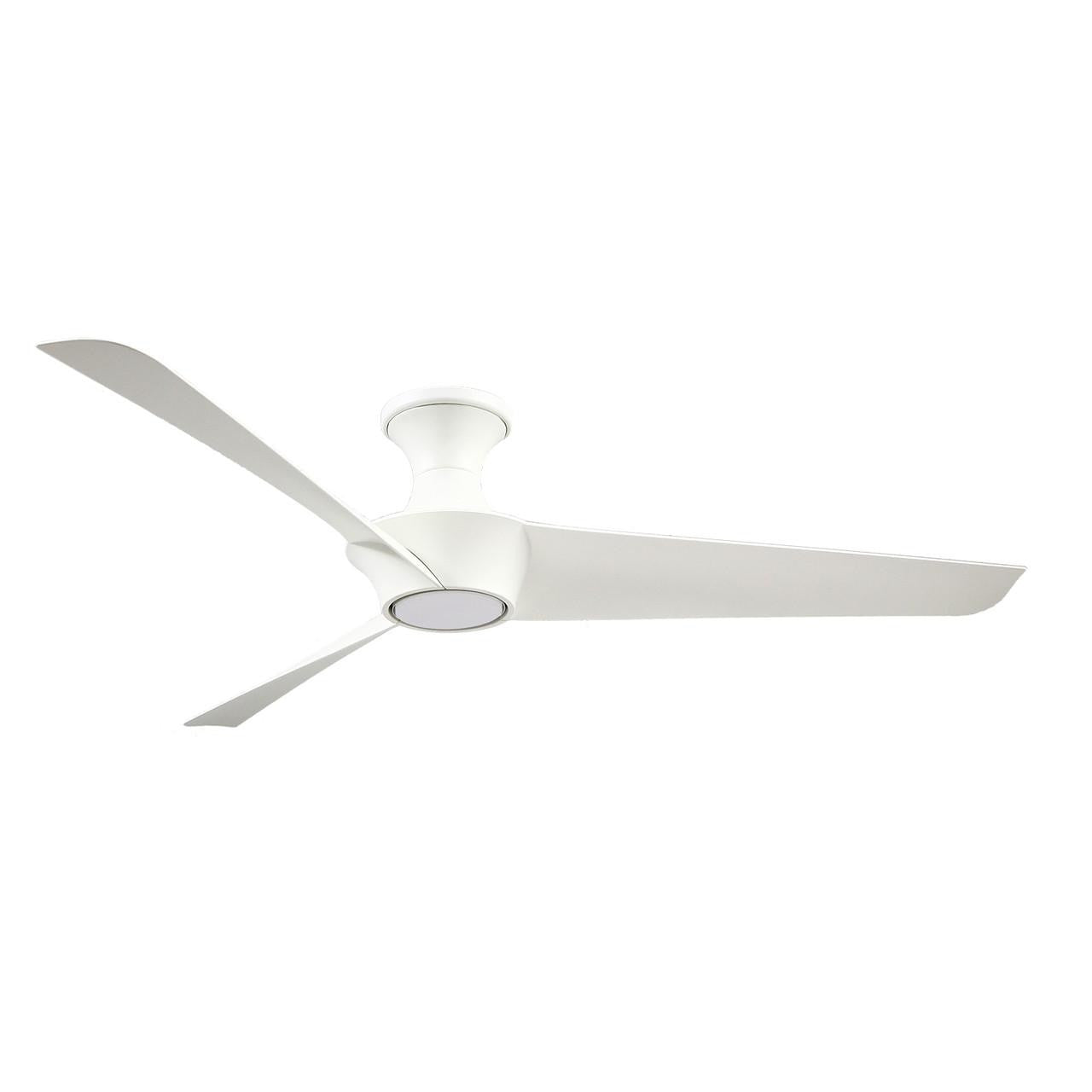 Alora Lighting Emiko Fans, 1-Light, LED, White, 56"W