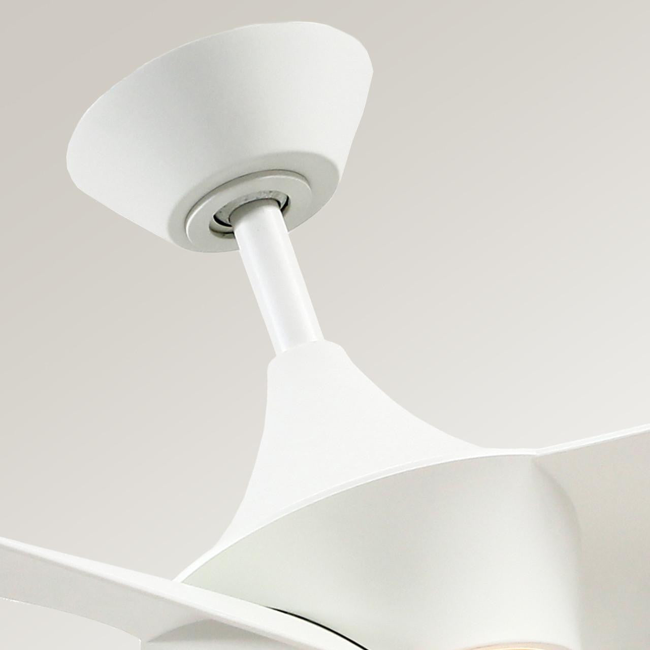 Alora Lighting Emiko Fans, 3-Light, LED, White, 56"W