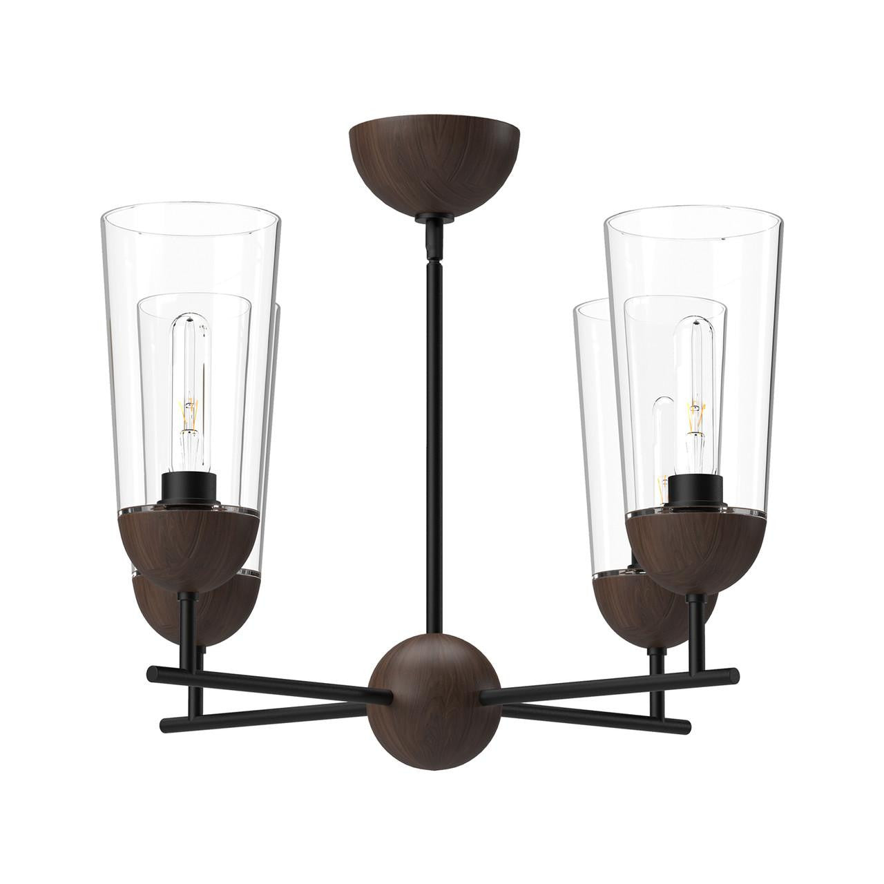 Alora Lighting Emil 4 Light Chandelier White