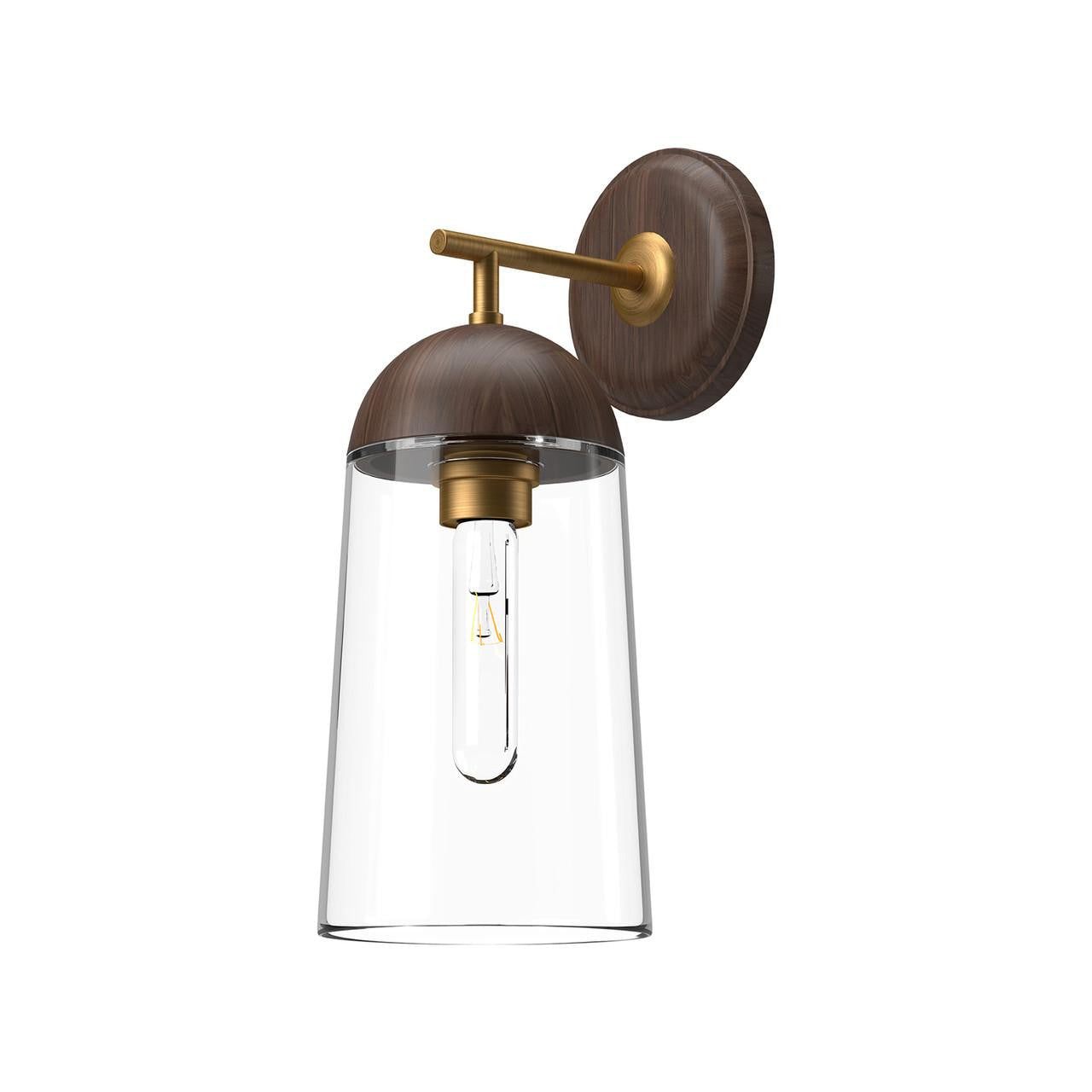 Alora Lighting Emil 7-in Wall/Vanity Light Aged Gold