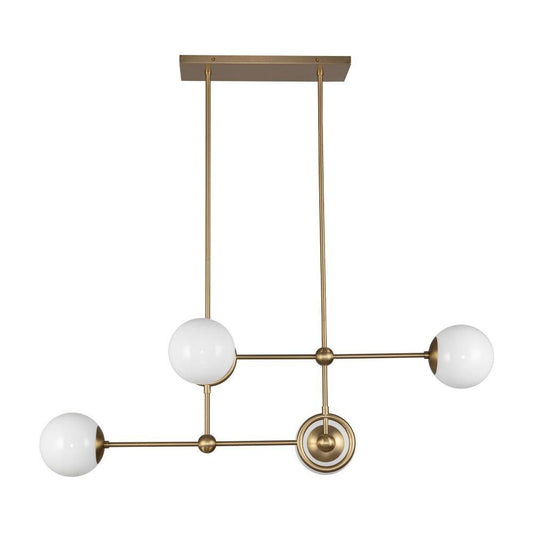 Alora Lighting Fiore 4 Light Chandelier Matte Black