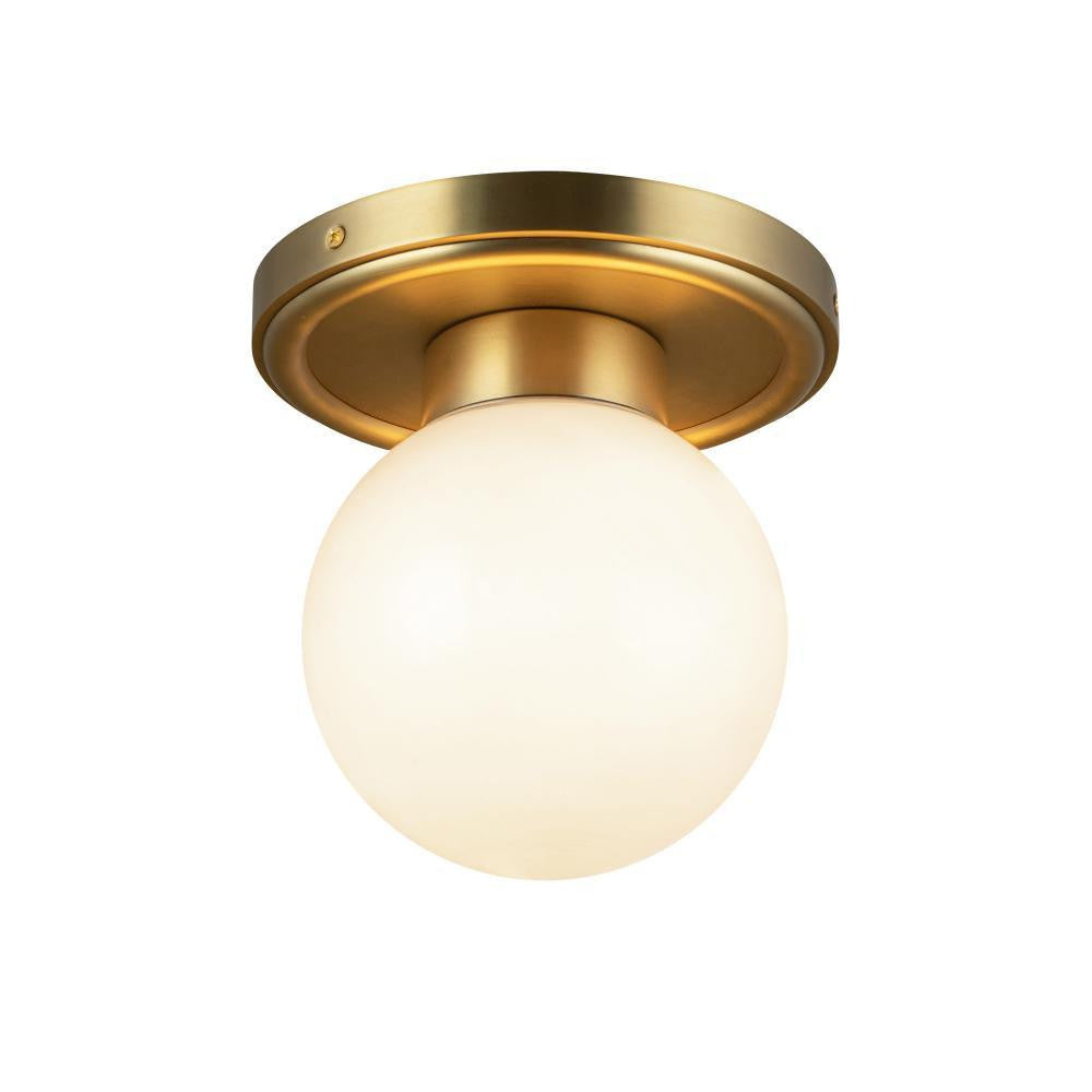 Alora Lighting Fiore Semi-Flush Light Brushed Gold